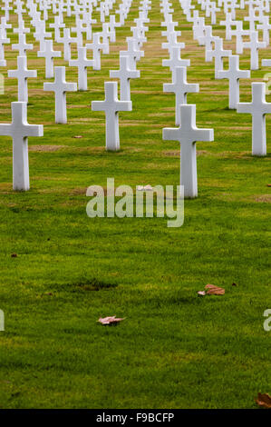 Florence, Italie - Novembre 2015 - Seconde Guerre mondiale cimetière à Florence, Italie. 2015 Banque D'Images