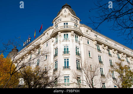 Hôtel Ritz, Madrid, Espagne Banque D'Images