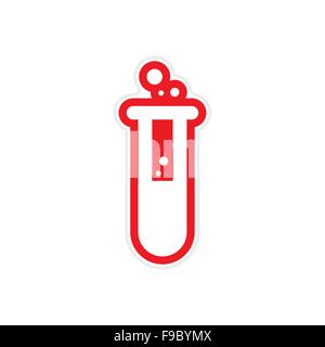 Sticker ballon avec substance comme logo ou une icône de l'Halloween Illustration de Vecteur