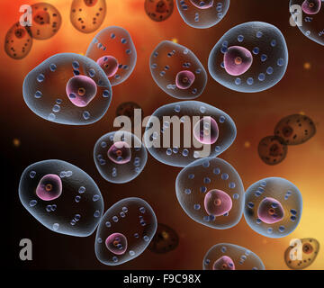 Image conceptuelle des mastocytes. Banque D'Images