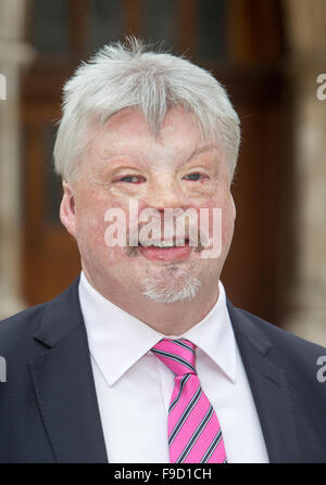 Vétéran de la guerre des Malouines, Simon Weston,dans la ville de Londres Banque D'Images