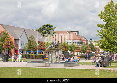 Stratford Upon Avon, Warwickshire, jardins de Bancroft, England, UK Banque D'Images