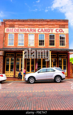 La Biedenharn Candy Co et Coca Cola Museum building dans le quartier historique de Vicksburg MS Banque D'Images