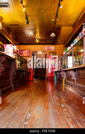 L'intérieur du Musée de Biedenharn Coca-cola memorabilia histoire dans le quartier historique de Vicksburg MS Banque D'Images