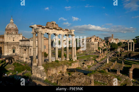 Le Forum Romain, Rome, Italie Banque D'Images