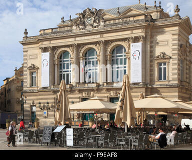 France, Languedoc-Roussillon, Montpellier Opéra Comédie Banque D'Images