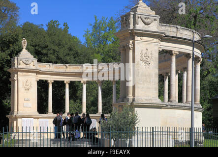 France, Languedoc-Roussillon, Montpellier, Mémorial de la guerre, les gens, Banque D'Images