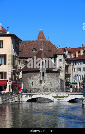 France Rhône-Alpes Annecy Palais de l'Isle Banque D'Images