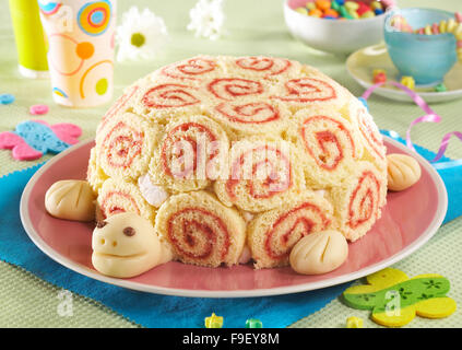 Tortue Gateau Etape Par Etape Photo Stock Alamy