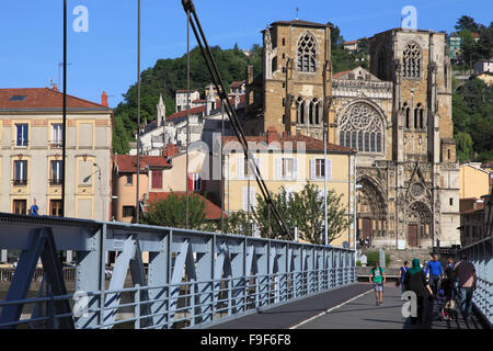 France Rhône-Alpes Isère Vienne Cathédrale Cathédrale St-Maurice Banque D'Images