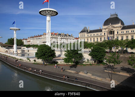 France Rhône-Alpes Lyon Centre Nautique Rhône Banque D'Images