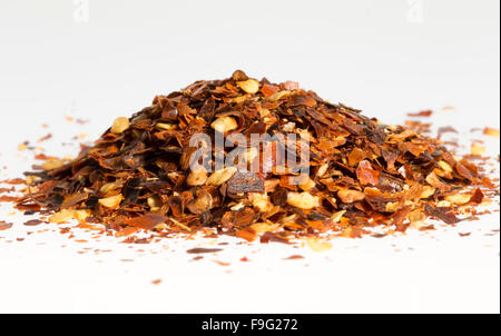 Piment séché dans une pile Banque D'Images