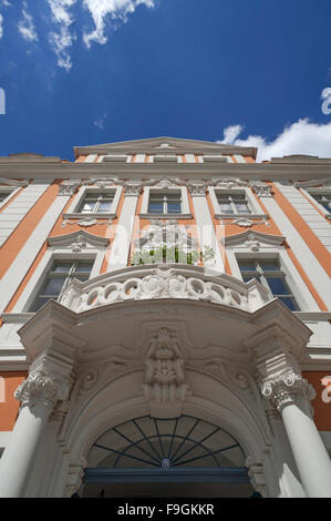 Maison de Napoléon, maison de style Baroque, Obermarkt, Görlitz, Haute Lusace, en Saxe, Allemagne Banque D'Images