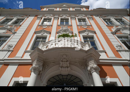 Maison de Napoléon, maison de style Baroque, Obermarkt, Görlitz, Haute Lusace, en Saxe, Allemagne Banque D'Images