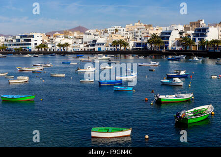 Port, Charco de San Ginés, Arrecife, Lanzarote, îles Canaries, Espagne Banque D'Images