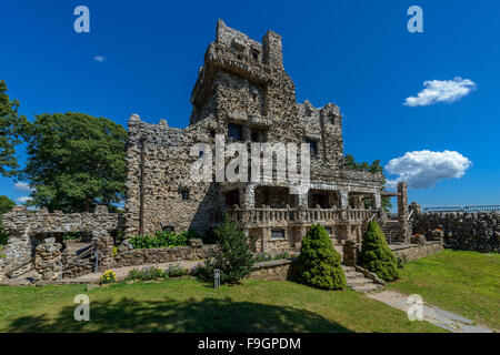 Parc d'état de Gillette Castle, East Haddam, Connecticut Banque D'Images