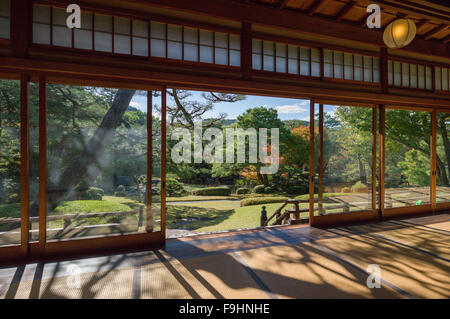 HEKIUNSO VILLA NOMURA (1928) JAPON KYOTO Banque D'Images