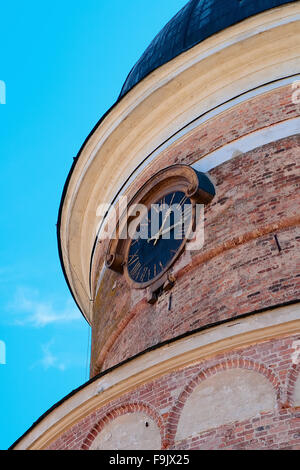 L'horloge de la vieille tour. Gripsholm. La Suède Banque D'Images