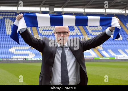 Madejski Stadium, Reading, Berkshire, Royaume-Uni. 17 décembre 2015. Brian McDermott revient à la lecture FC comme manager. Vivienne Johnson/Le papier/Wokingham Alamy Live News Banque D'Images