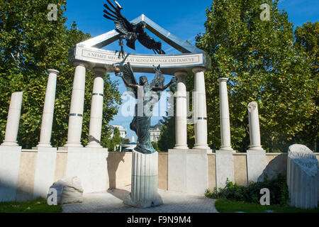 Monument aux victimes des nazis, Budapest, Hongrie Banque D'Images