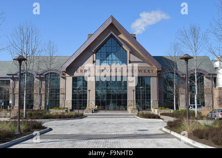 La Sierra Nevada Brewery situé dans la région de Mills River, North Carolina, Banque D'Images