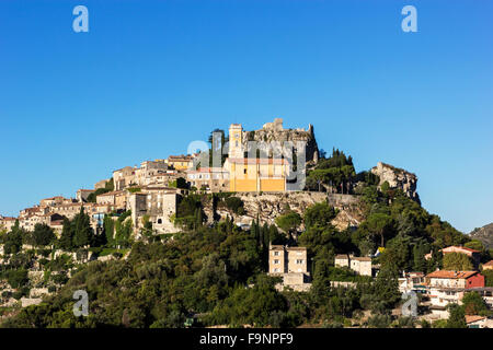 Eze - village historique en France Banque D'Images