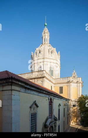 Basilique Estrela à Lisbonne, Portugal. Banque D'Images