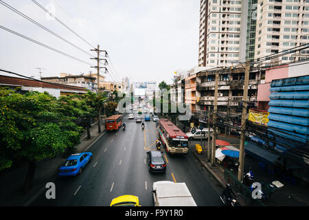 Avis de Ratchaprarop road, à Bangkok, Thaïlande. Banque D'Images