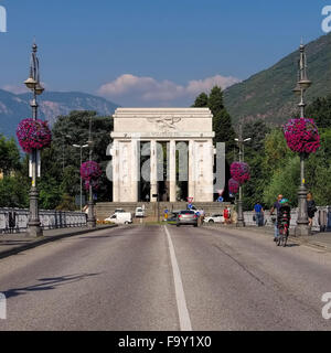 - Bolzano Bozen Siegesdenkmal Victory Monument 01 Banque D'Images