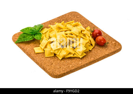 Raviolis aux herbes italiennes isolated Banque D'Images