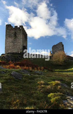 En Dolwydellan Betwsy automne château y Coed Conwy Wales Banque D'Images