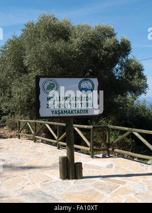 Milli Park national coastal park, Péninsule de Dilek, région de la mer Egée, la Turquie. Banque D'Images