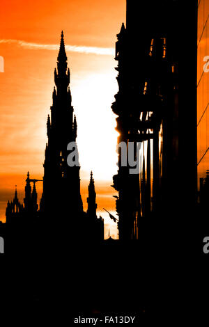 Scott Monument, Édimbourg, Écosse, Royaume-Uni Banque D'Images