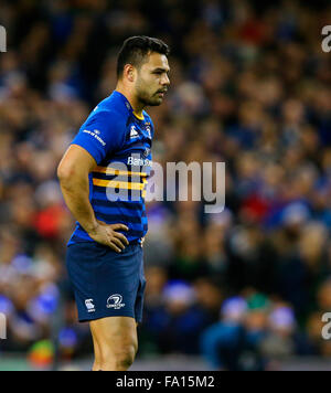 Aviva Stadium de Dublin, Irlande. Dec 19, 2015. La Coupe des champions européens. Leinster contre Toulon. Ben Te'o (Leinster) Credit : Action Plus Sport/Alamy Live News Banque D'Images