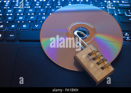 Sécurité des données La vie encore Banque D'Images