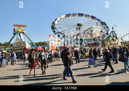 Oktoberfest à Munich, Allemagne Banque D'Images