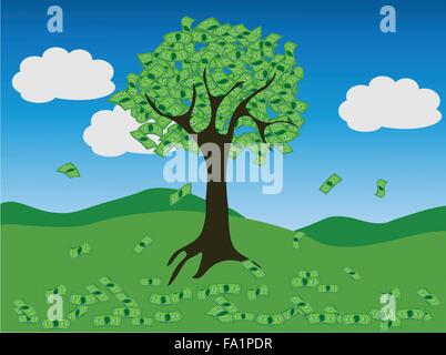Arbre d'argent (vecteur) Illustration de Vecteur