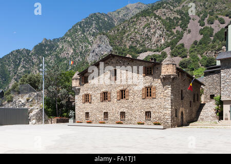 Casa de la Vall en Andorre Banque D'Images
