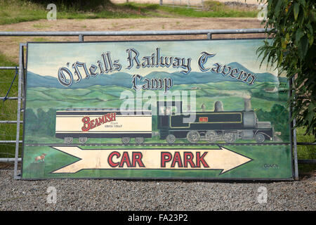 Railway Tavern Pub, Camp, péninsule de Dingle, Irlande Banque D'Images