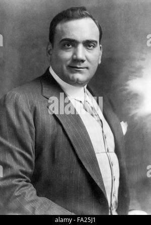 Enrico Caruso, ténor d'opéra italien. Banque D'Images