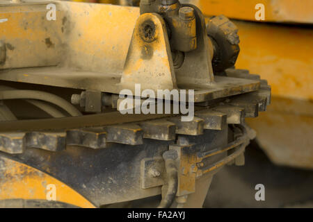 Détails mécaniques de machines agricoles et tracteurs Banque D'Images