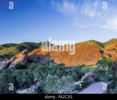 Red Rocks Park dans Morrison, Colorado Banque D'Images
