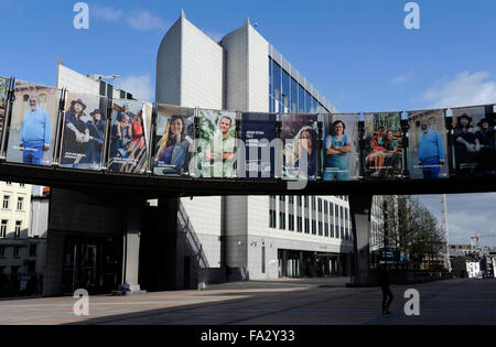 Parlamentarium,d,Bruxelles,Belgique,le Centre des visiteurs du Parlement européen Banque D'Images