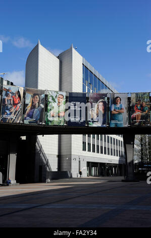 Parlamentarium,d,Bruxelles,Belgique,le Centre des visiteurs du Parlement européen Banque D'Images