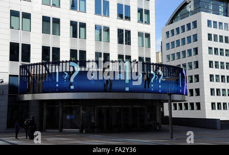 Parlamentarium,d,Bruxelles,Belgique,le Centre des visiteurs du Parlement européen Banque D'Images