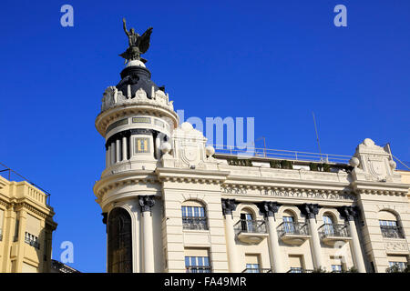 Union européenne et de l'édifice 1926 Phoenix, architecte Benjamin Gutierrez Prieto, Plaza Tendillas, Cordoue, Espagne Banque D'Images