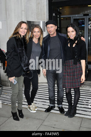 The Corrs à BBC Radio 2 avec : Sharon Corr, Caroline Corr, Jim Corr, Andrea Corr, The Corrs Où : London, Royaume-Uni Quand : 20 Nov 2015 Banque D'Images