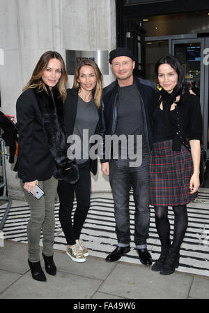 The Corrs à BBC Radio 2 avec : Sharon Corr, Caroline Corr, Jim Corr, Andrea Corr, The Corrs Où : London, Royaume-Uni Quand : 20 Nov 2015 Banque D'Images