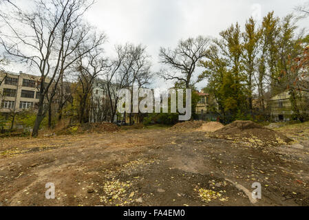 Synagogue environs, friches, dans le quartier de Kitaï goros, Moscou, Russie Banque D'Images