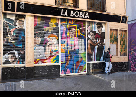 La Bobia Bar Café Madrid Banque D'Images